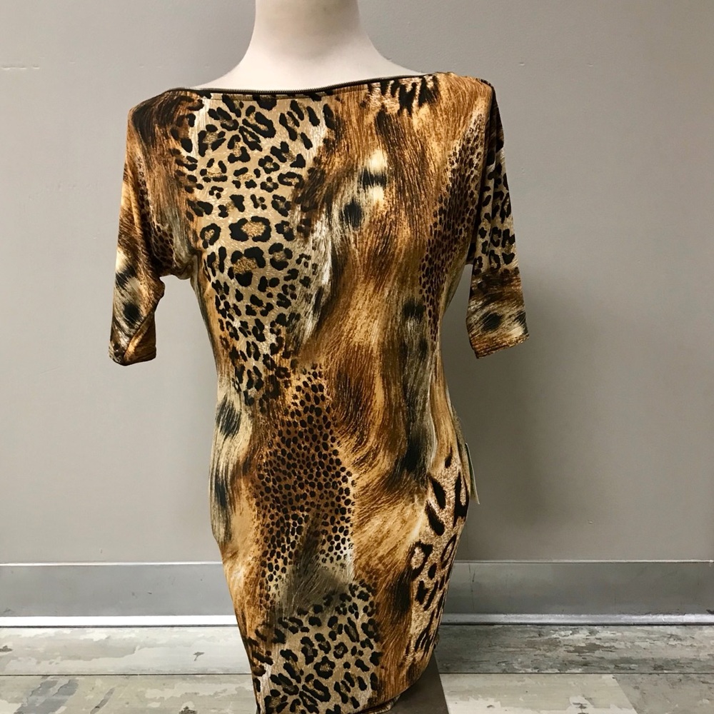 Leopard print dress
